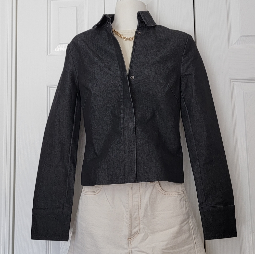 JACOB Fitted cotton jacket